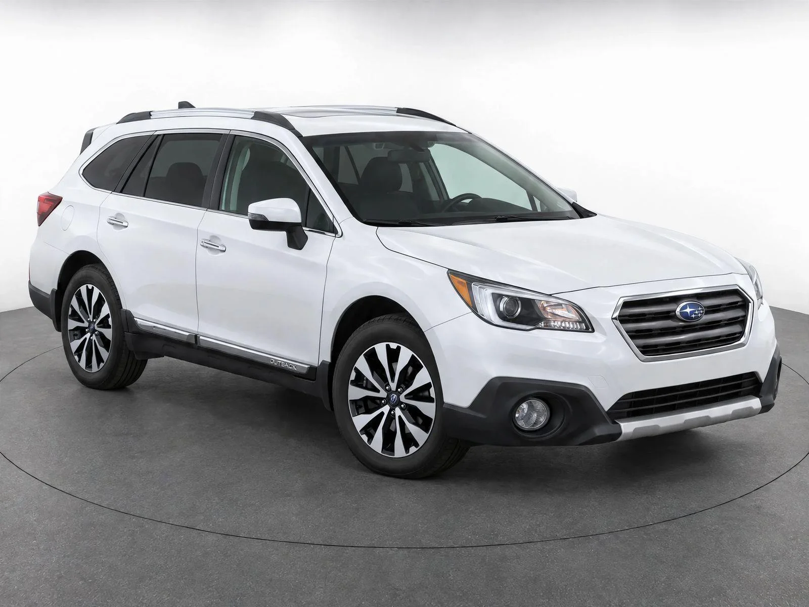 Used 2017 Crystal White Pearl Subaru Touring image 2