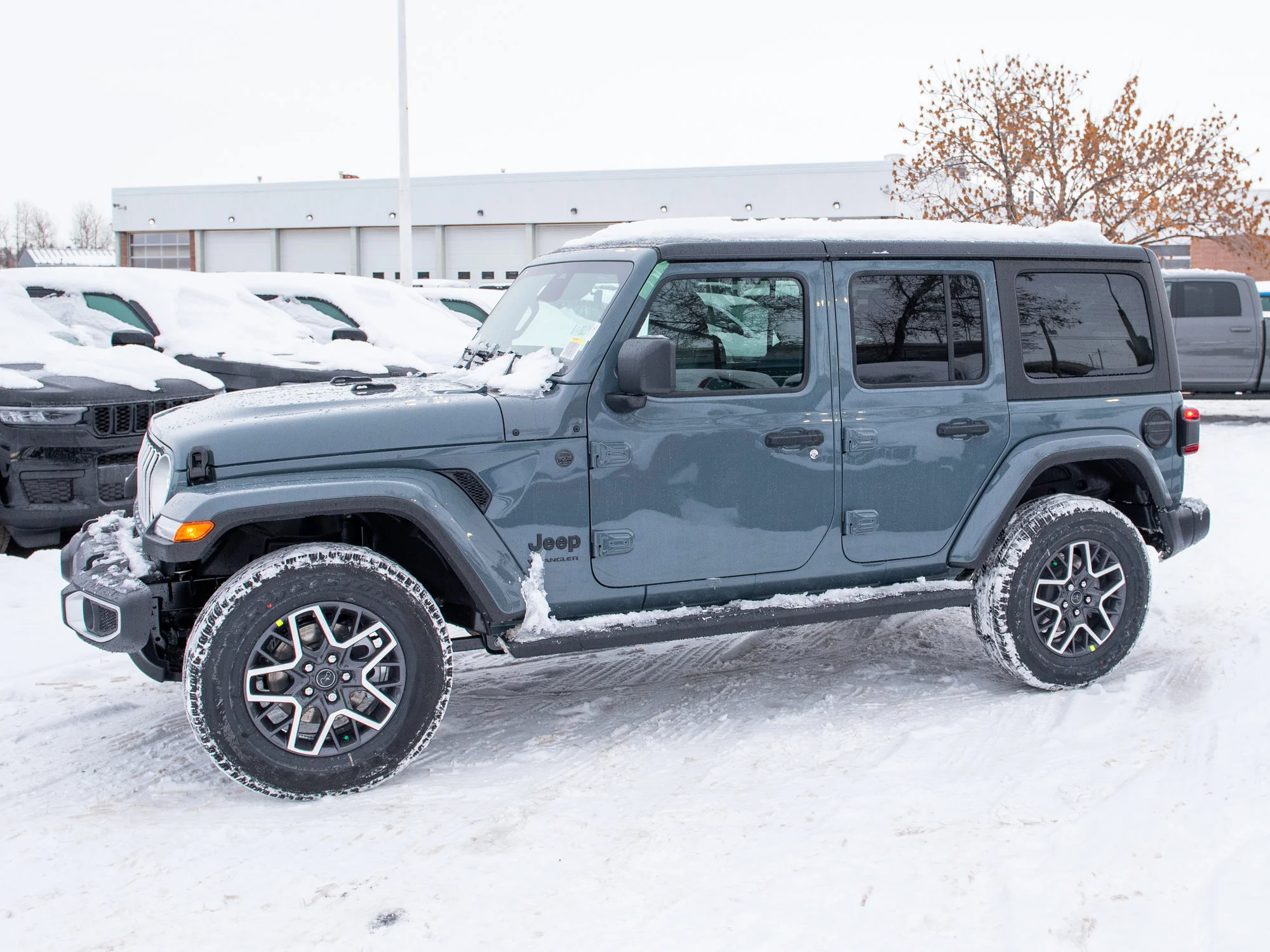 New 2026 Dark blue Jeep Sahara* 4 Door 4x4, Side Steps, Remote Start, Heated Seats image 2