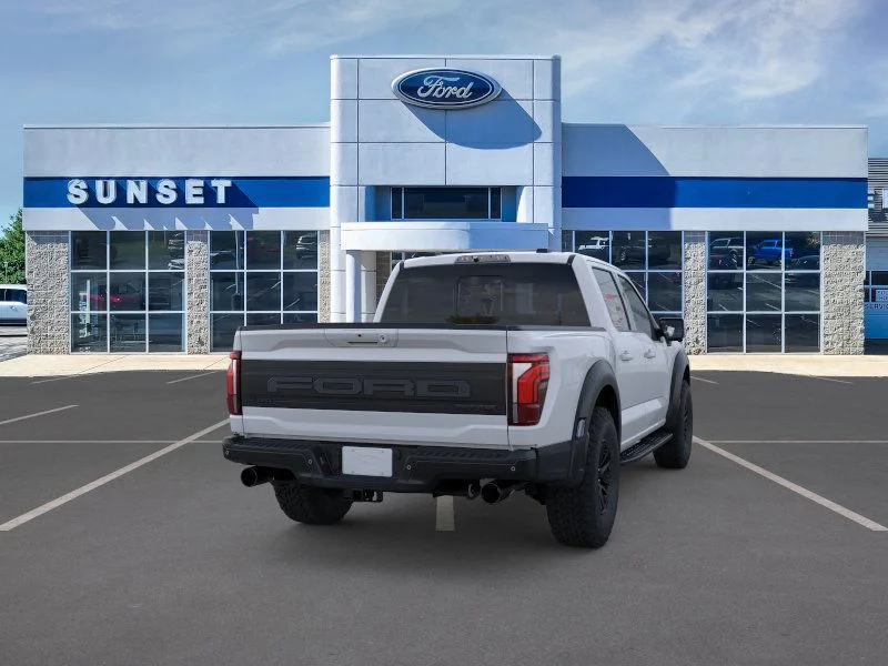 New 2025 Space White Metallic Ford Raptor image 8