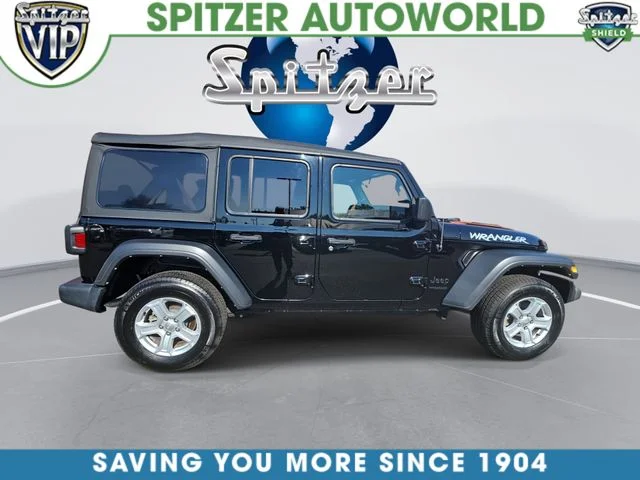 Used 2022 Black Jeep Unlimited Sport S image 1