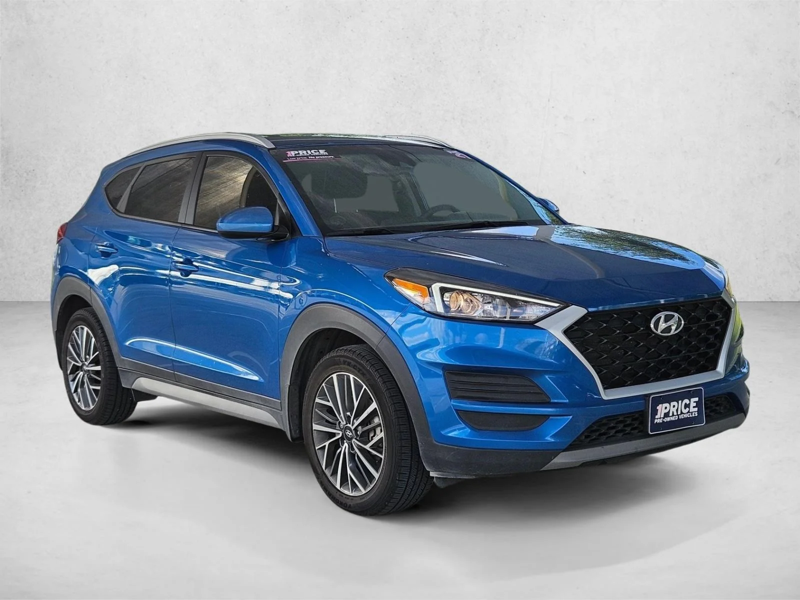 Used 2021 Aqua Blue Hyundai SEL image 3