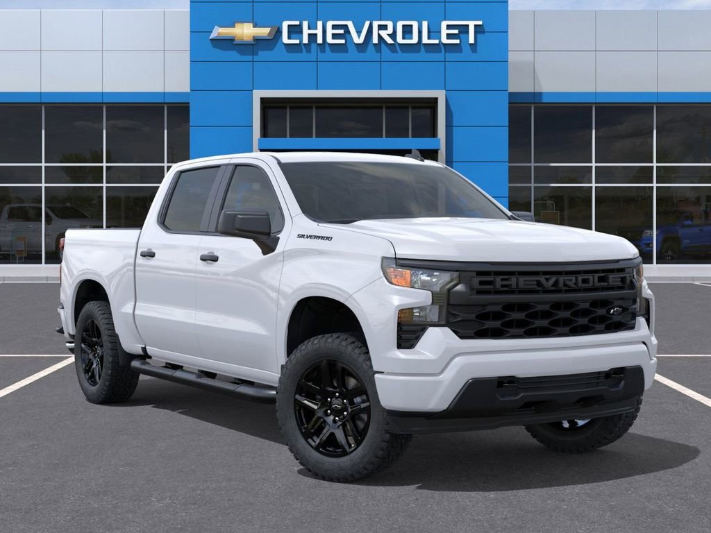 New 2026 Chevrolet Silverado 1500 Custom 4D Crew Cab