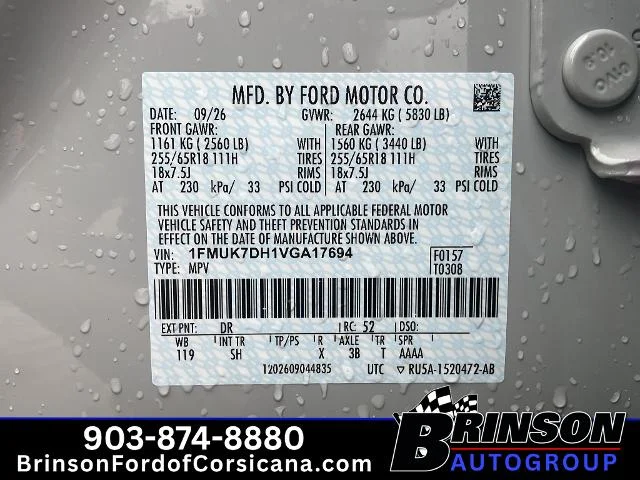 New 2027 Avalanche Gray Ford Active image 39