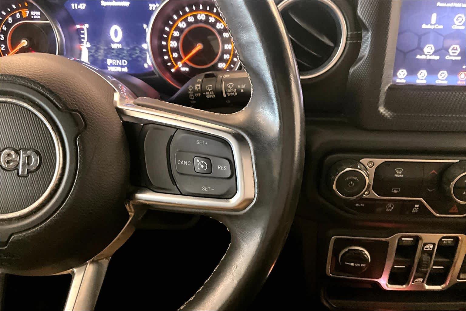 Used 2018 Bright White Clearcoat Jeep Sahara image 22