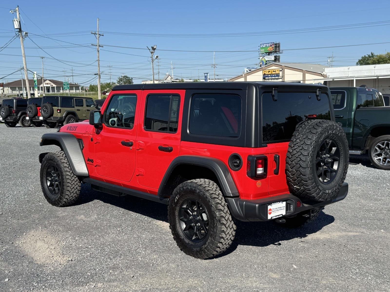 New 2026 Firecracker Red Clear-Coat Exterior Paint Jeep Willys image 26