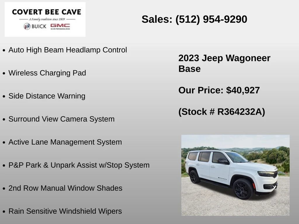 Used 2023 White Jeep Base image 18