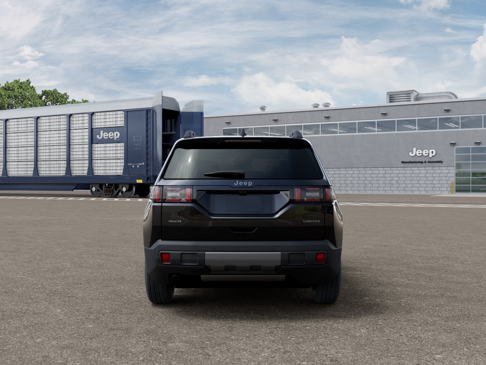 New 2026 Diamond Black Crystal Pearl-Coat Exterior Paint Jeep Limited image 7