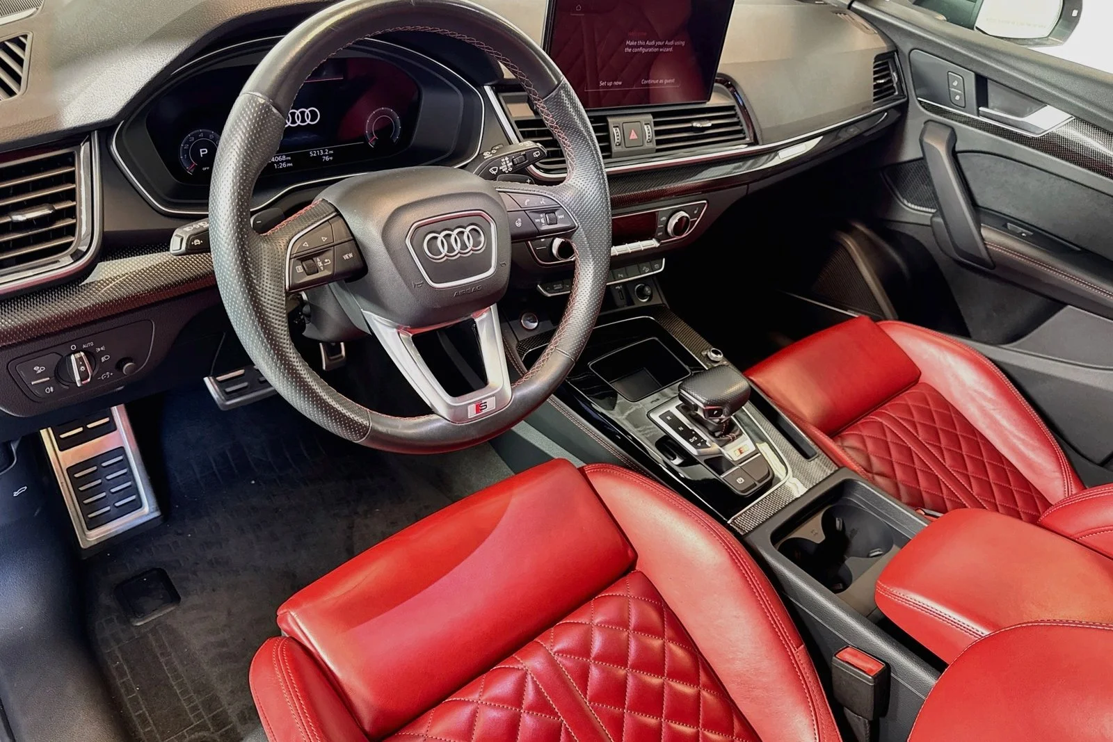 Used 2023 Red Audi Premium Plus image 9