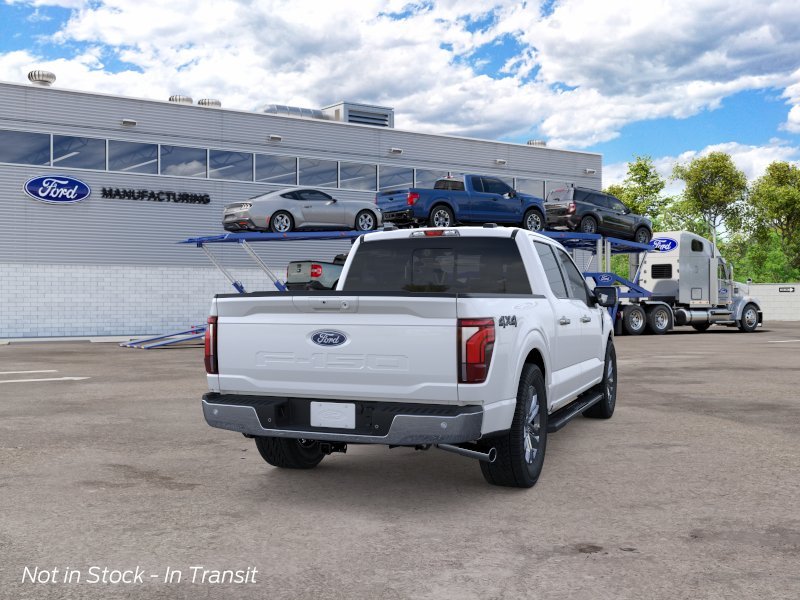 New 2026 Star White Metallic Tri-Coat Ford Lariat image 8