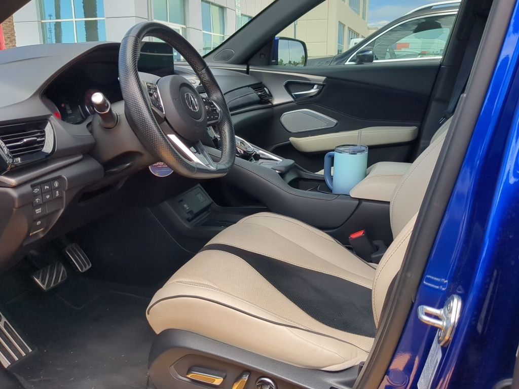 Used 2022 Apex Blue Pearl Acura A-Spec Advance Package image 5