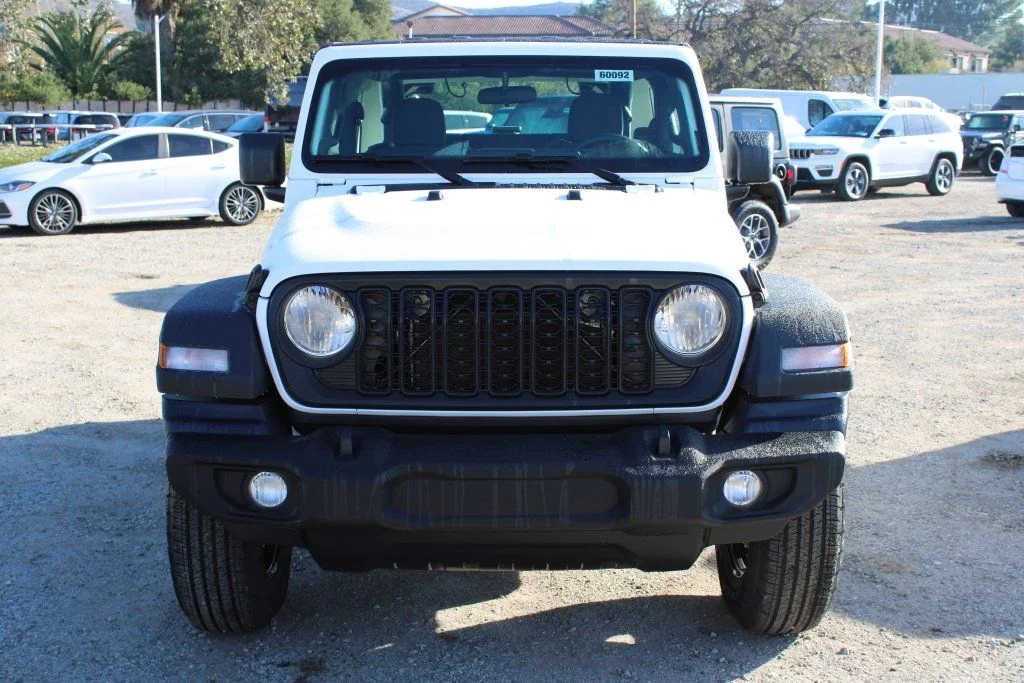 New 2026 Bright White Clear-Coat Exterior Paint Jeep Sport image 2
