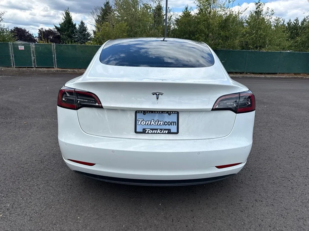 Used 2021 Pearl White Multi-Coat Tesla Standard Range Plus image 6