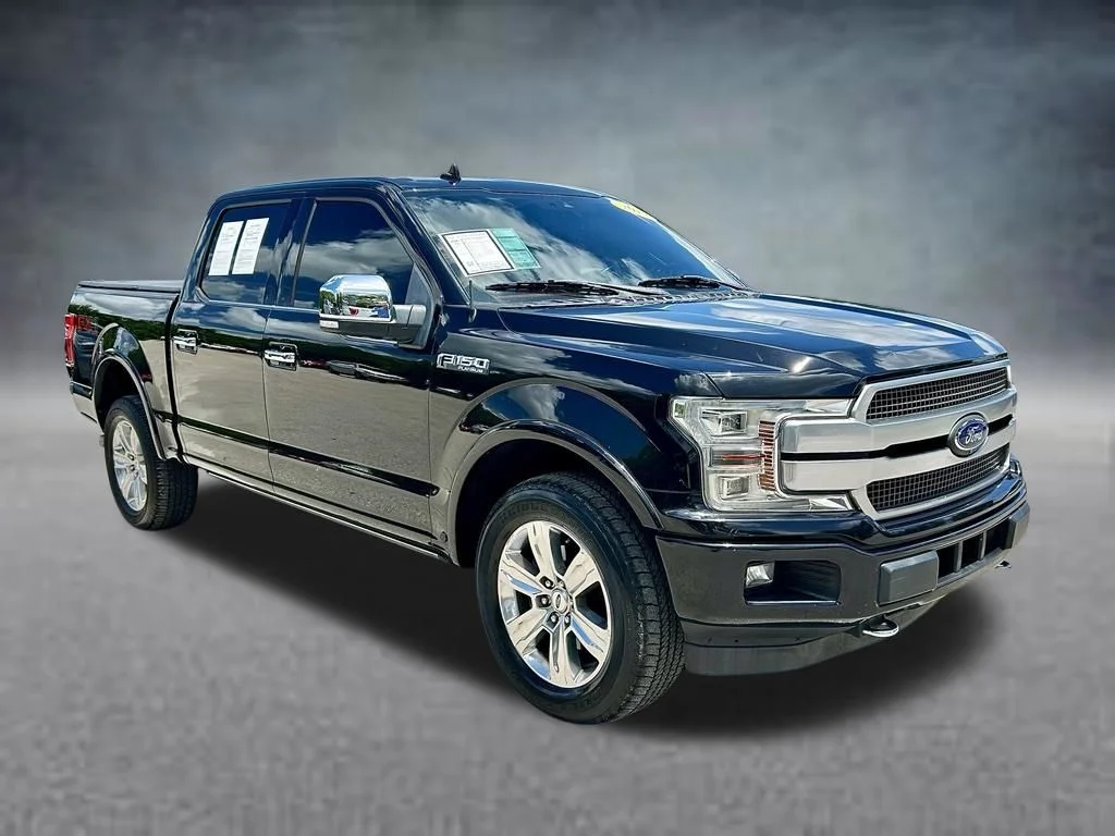 Used 2019 Black Metallic Ford Platinum image 3