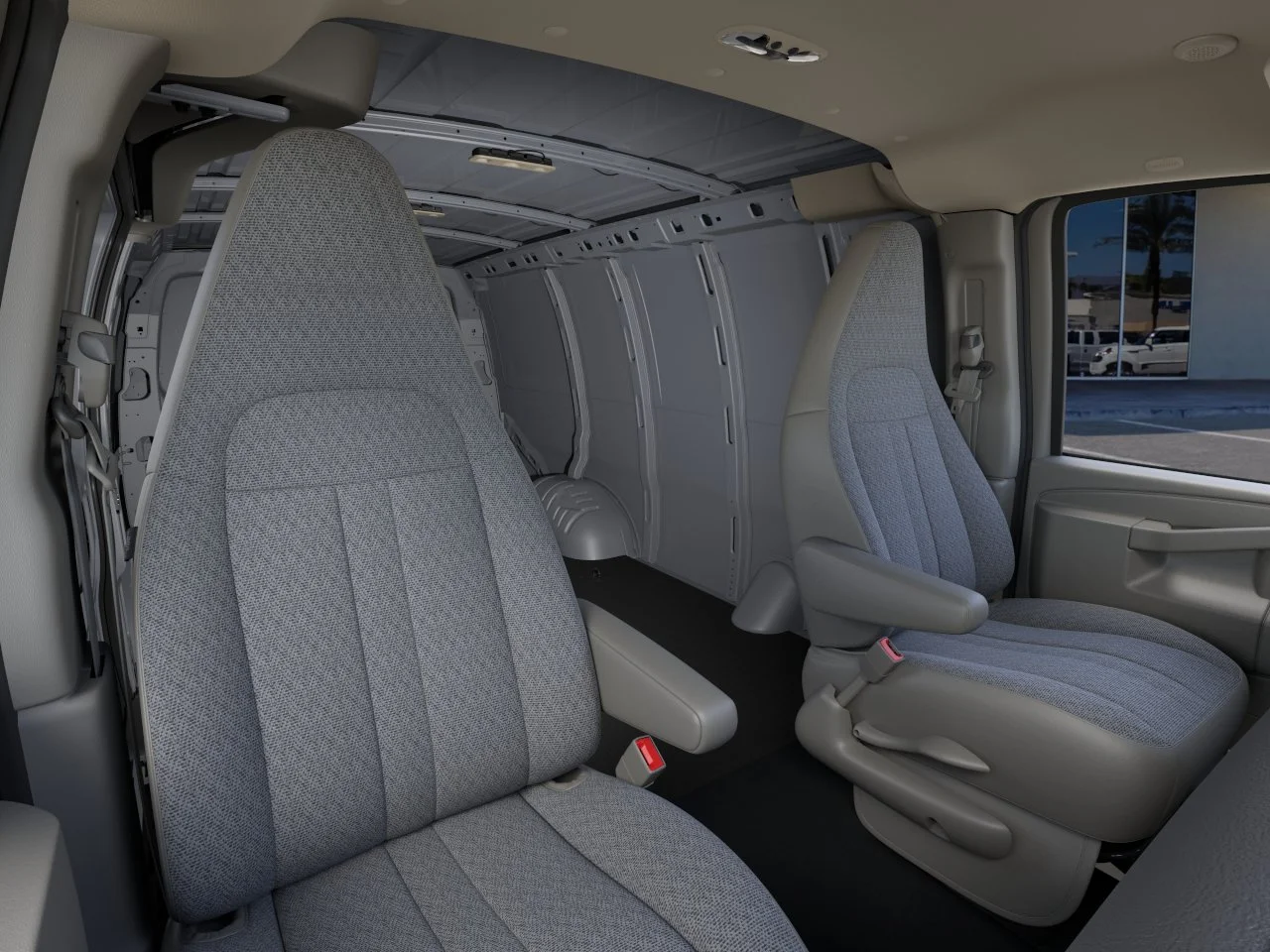 New 2025 Summit White GMC Work Van image 16