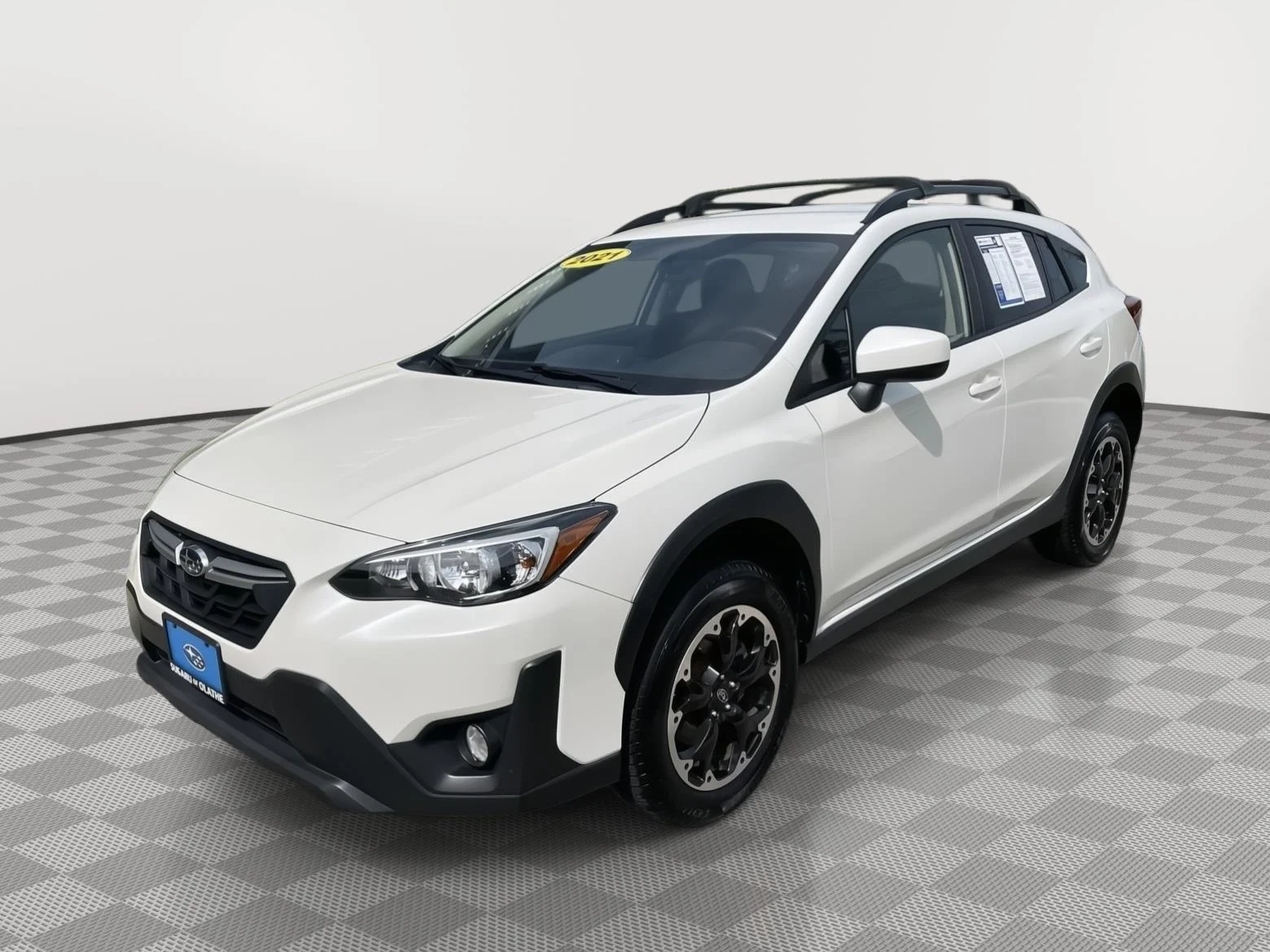 Certified Used 2021 Crystal White Pearl Subaru Premium image 9