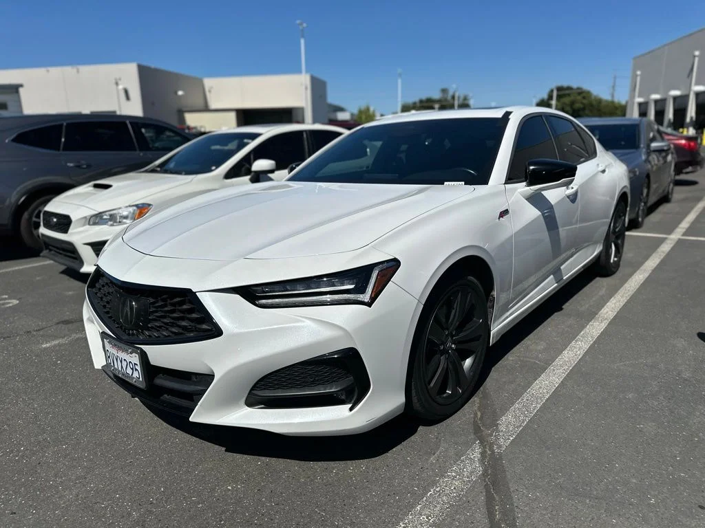 Certified Used 2021 Platinum White Pearl Acura A-Spec Package image 3