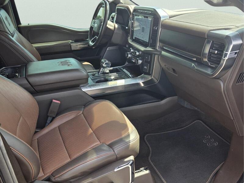 Used 2021 Agate Black Metallic FORD KING RANCH 4WD SUPERCREW 5.5