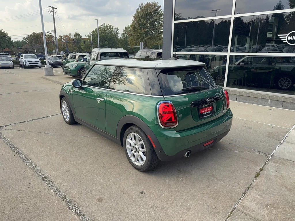 Used 2021 British Racing Green IV Metallic MINI Cooper image 3