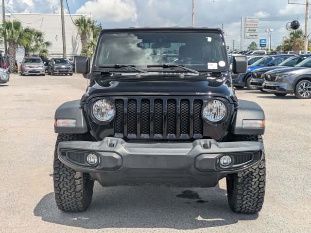 Used 2022 Black Jeep Unlimited Willys image 8