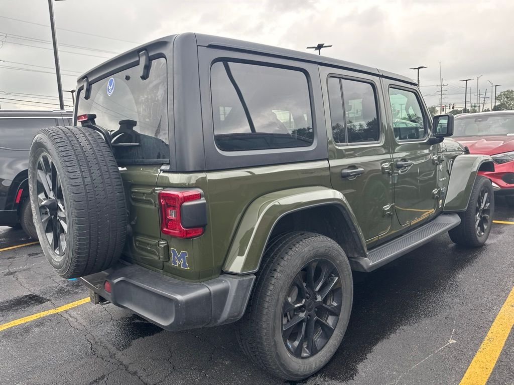 Certified Used 2023 Green Jeep Sahara 4xe image 4