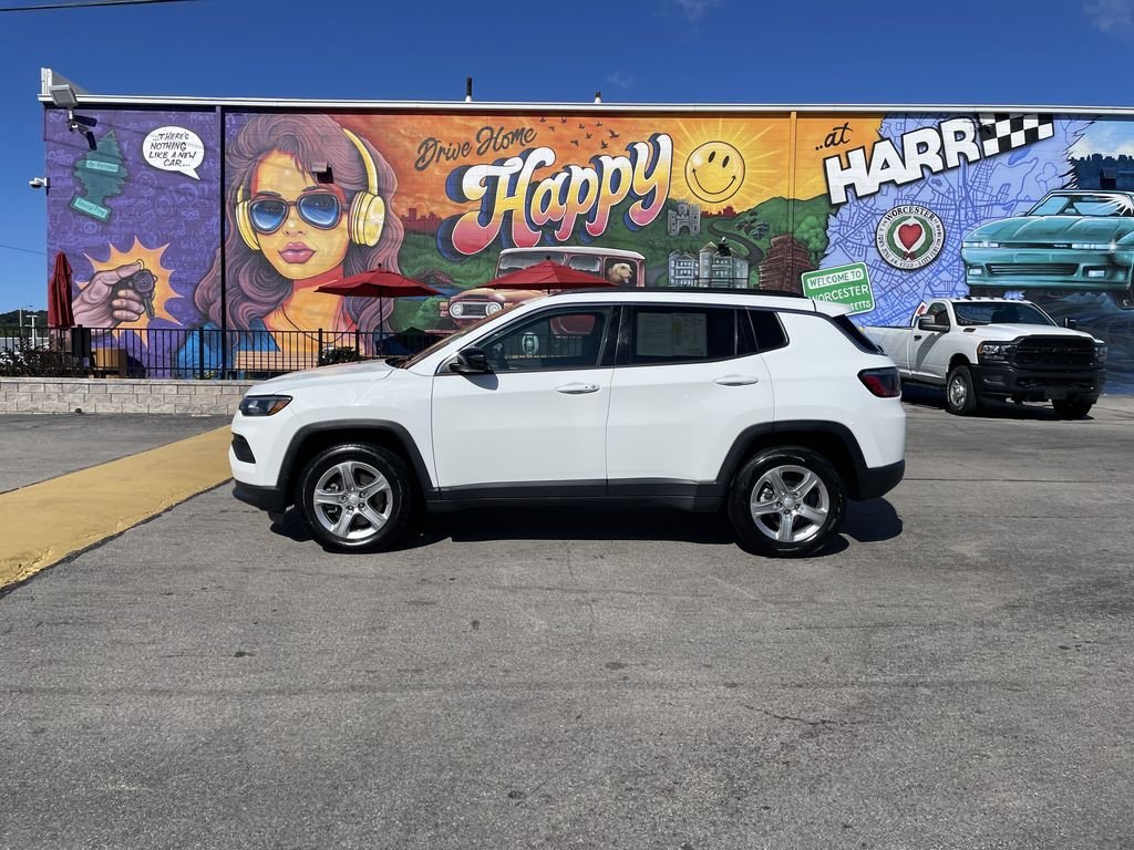 Used 2024 Jeep Compass Latitude with VIN 3C4NJDBNXRT606229 for sale in Worcester, MA