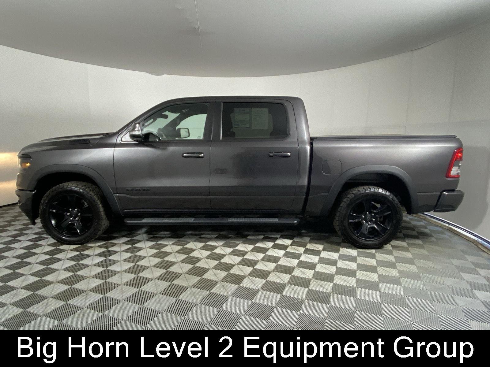 Used 2020 Granite Crystal Metallic Clearcoat Ram Big Horn image 14
