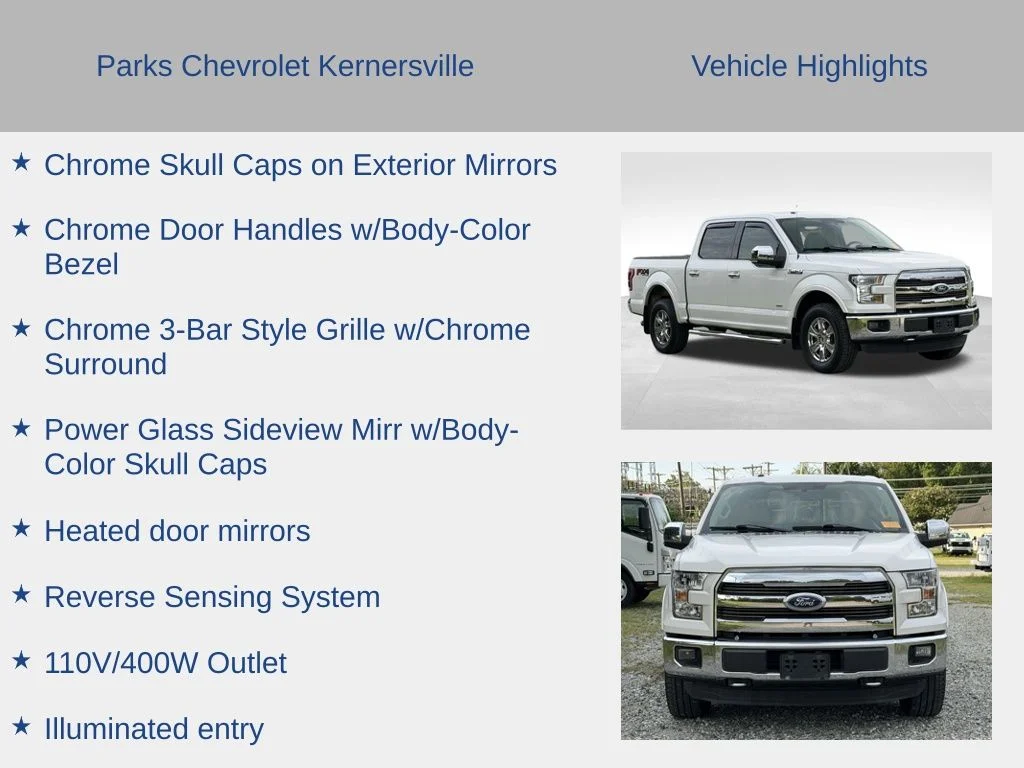 Used 2015 White Ford Lariat image 32