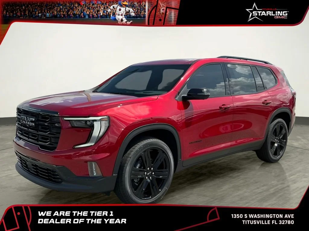 New 2026 Volcanic Red Tintcoat GMC Elevation image 1