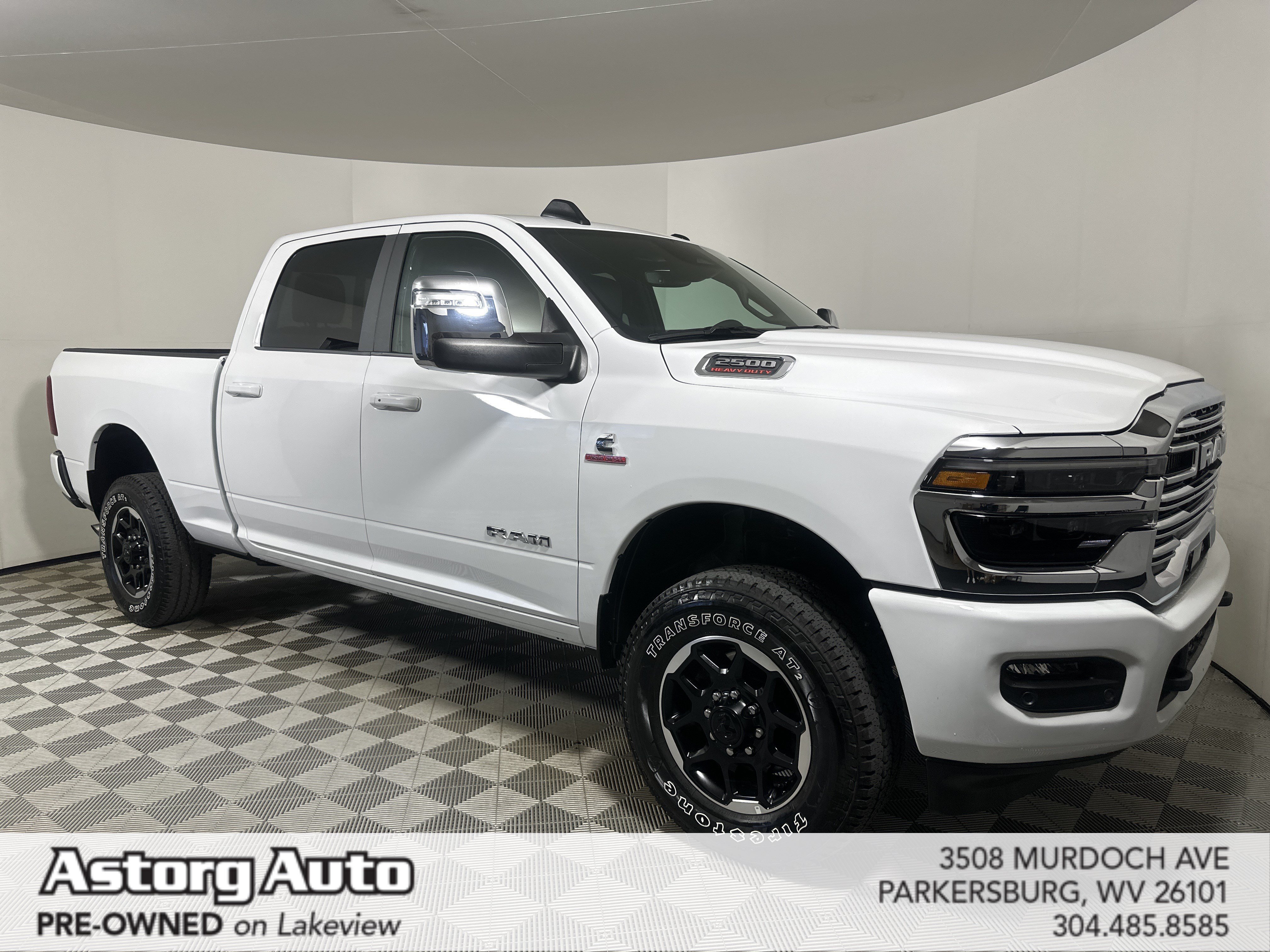 Certified Used 2026 Bright White Clearcoat Ram Laramie image 1