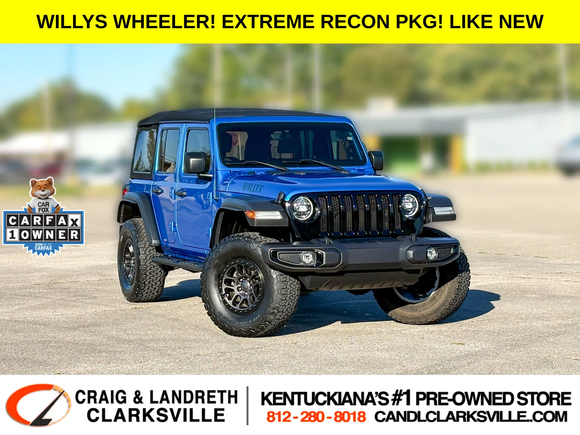 Used 2023 Blue Jeep Sport image 1