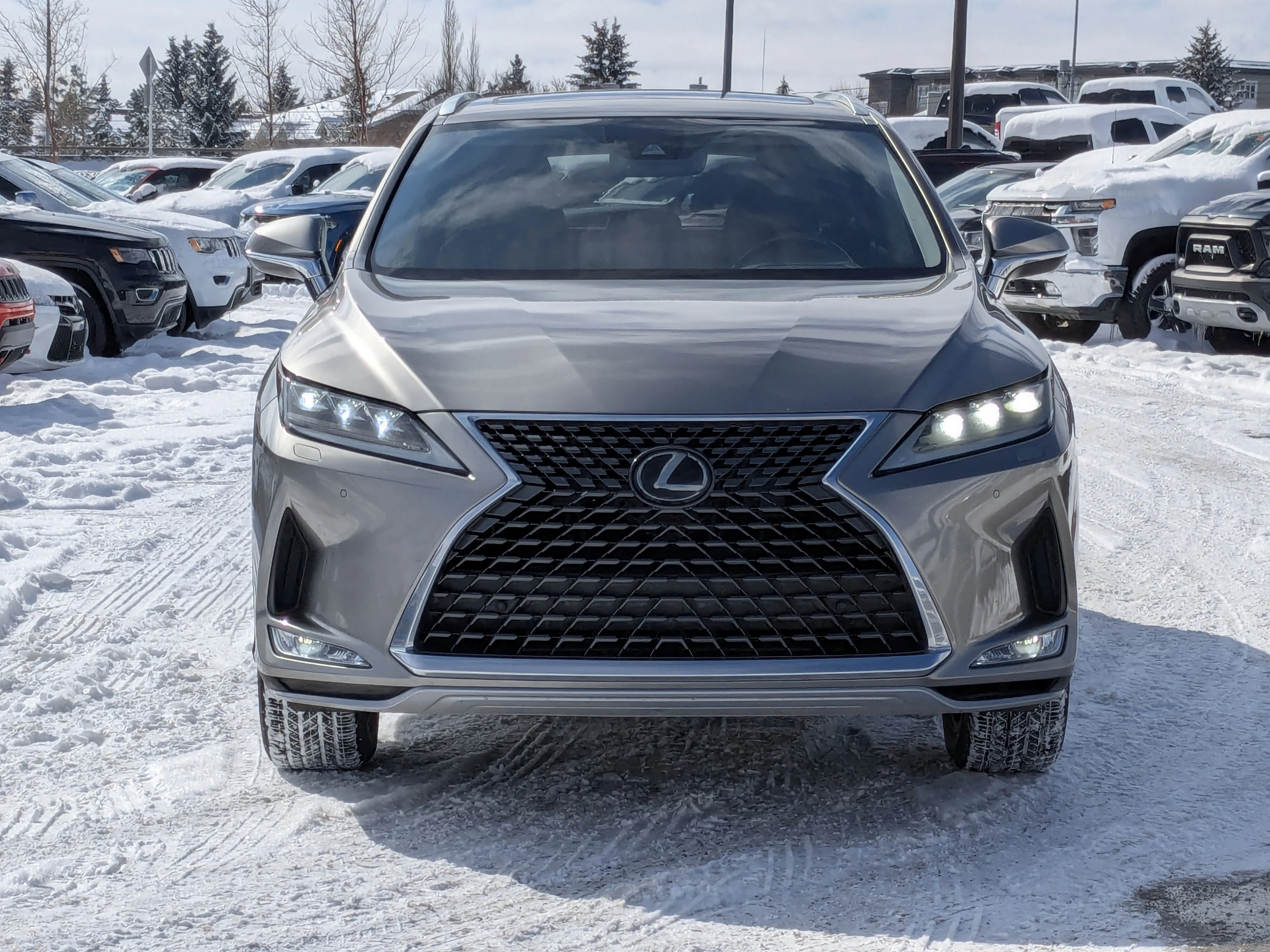Used 2020 Silver Lexus RX 350 - 8 Touchscreen - Leather - Sunroof - image 3