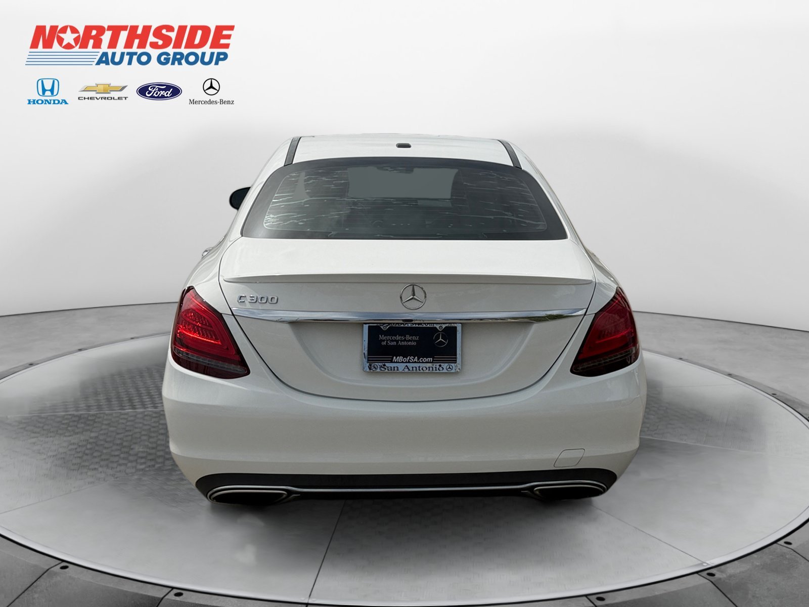 Used 2019 designo Diamond White Metallic Mercedes-Benz C 300 image 6