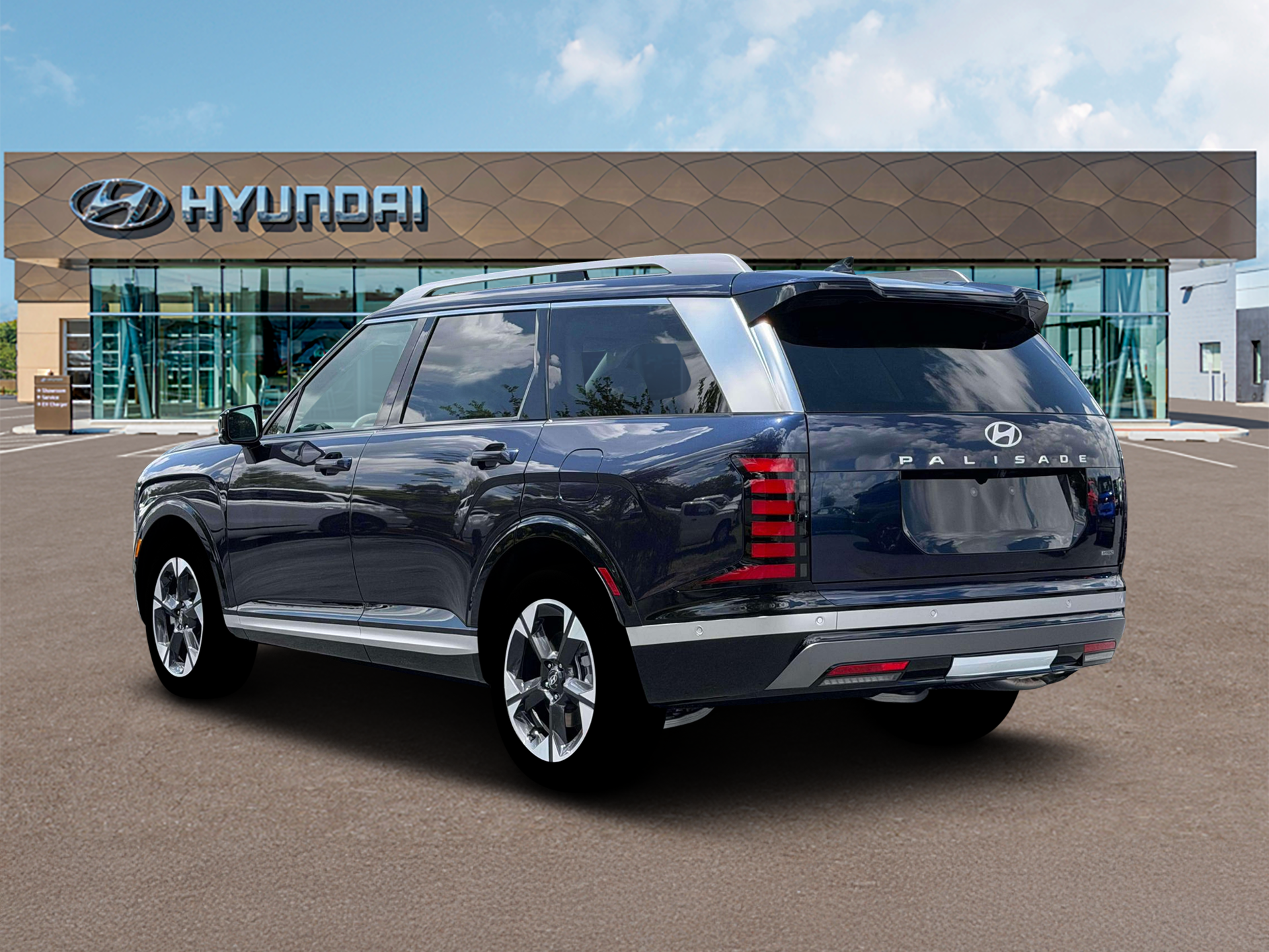 New 2026 Blue Hyundai Limited AWD image 5