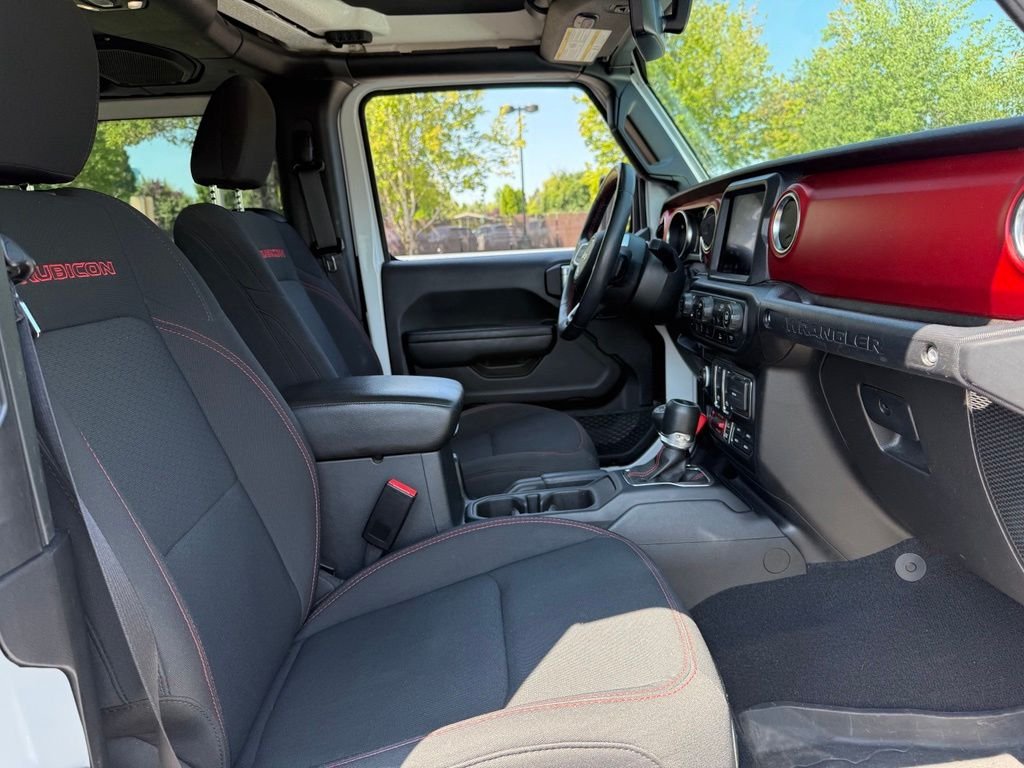 Used 2023 Bright White Clearcoat Jeep Rubicon image 19