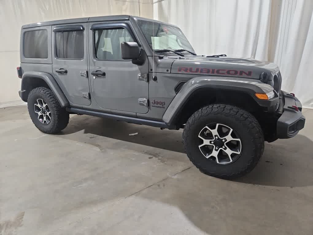 Used 2021 Sting Gray Clearcoat Jeep Unlimited Rubicon image 4