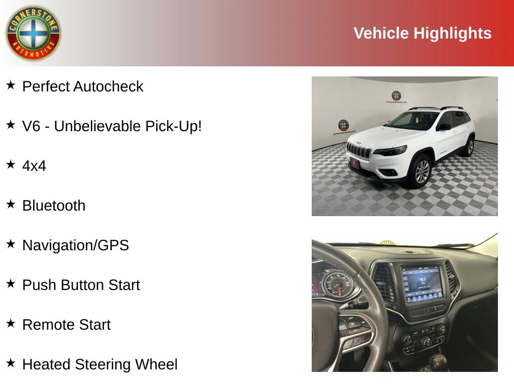 Used 2022 Jeep Cherokee Latitude Lux with VIN 1C4PJMMX9ND512026 for sale in Elk River, Minnesota