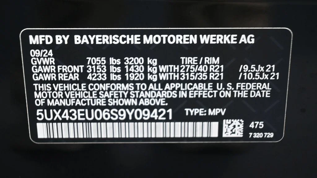 Certified Used 2025 Black BMW xDrive50e image 27