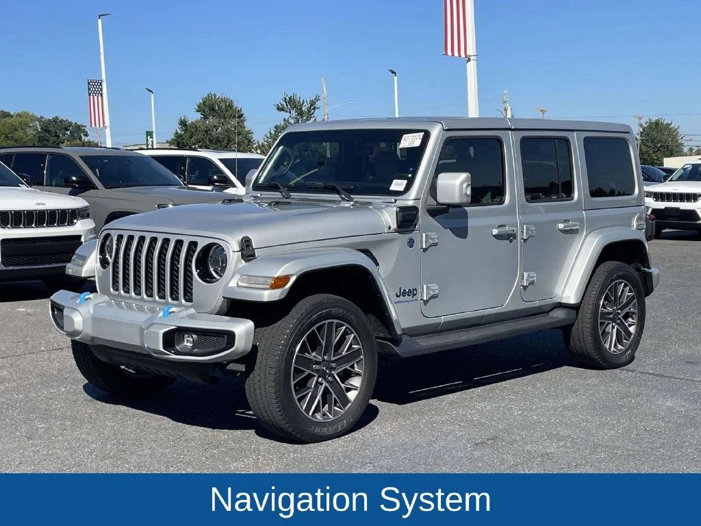 Used 2023 Silver Jeep Sahara 4xe image 5