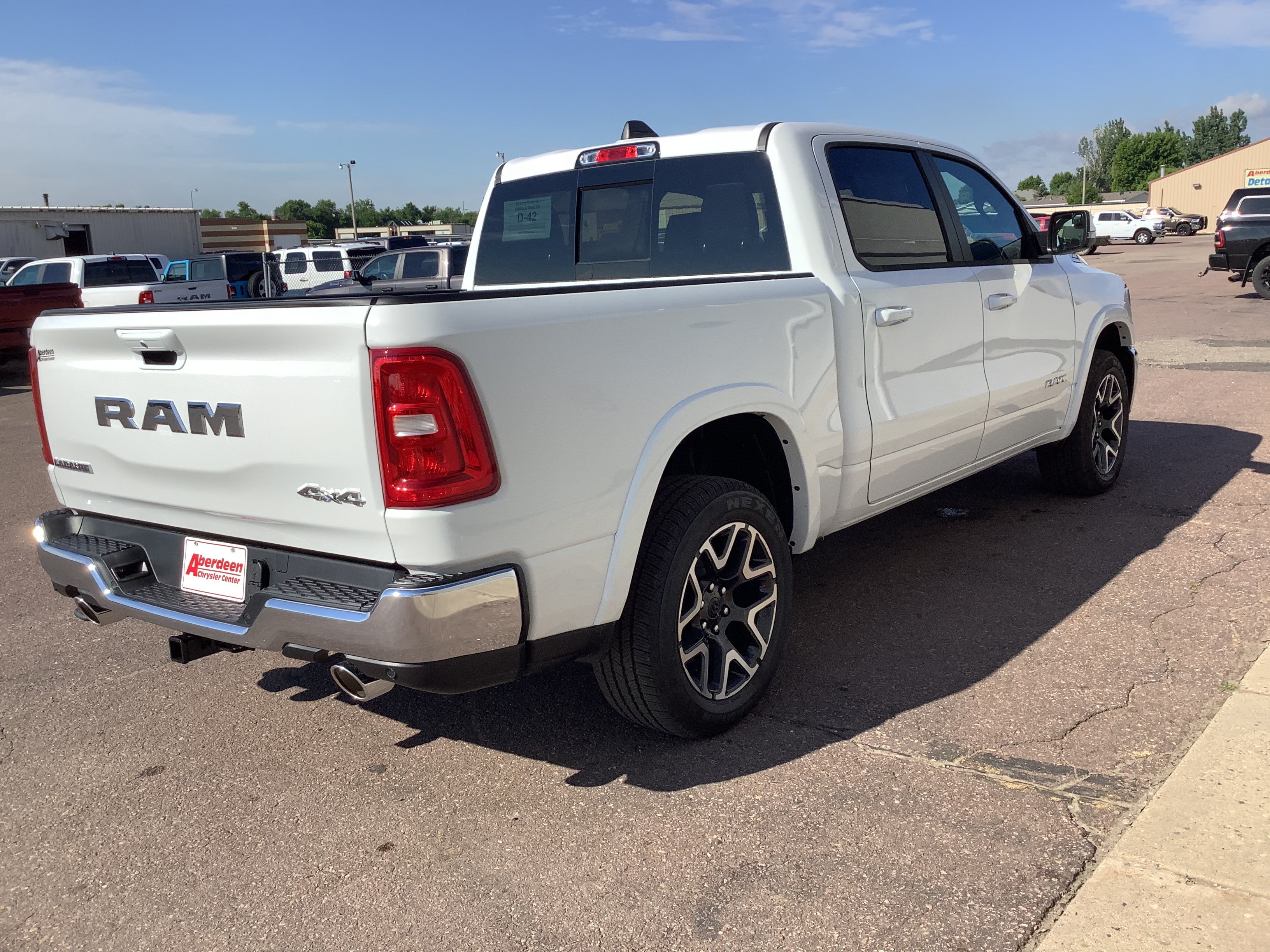 New 2026 Bright White Clear-Coat Exterior Paint RAM Laramie image 5