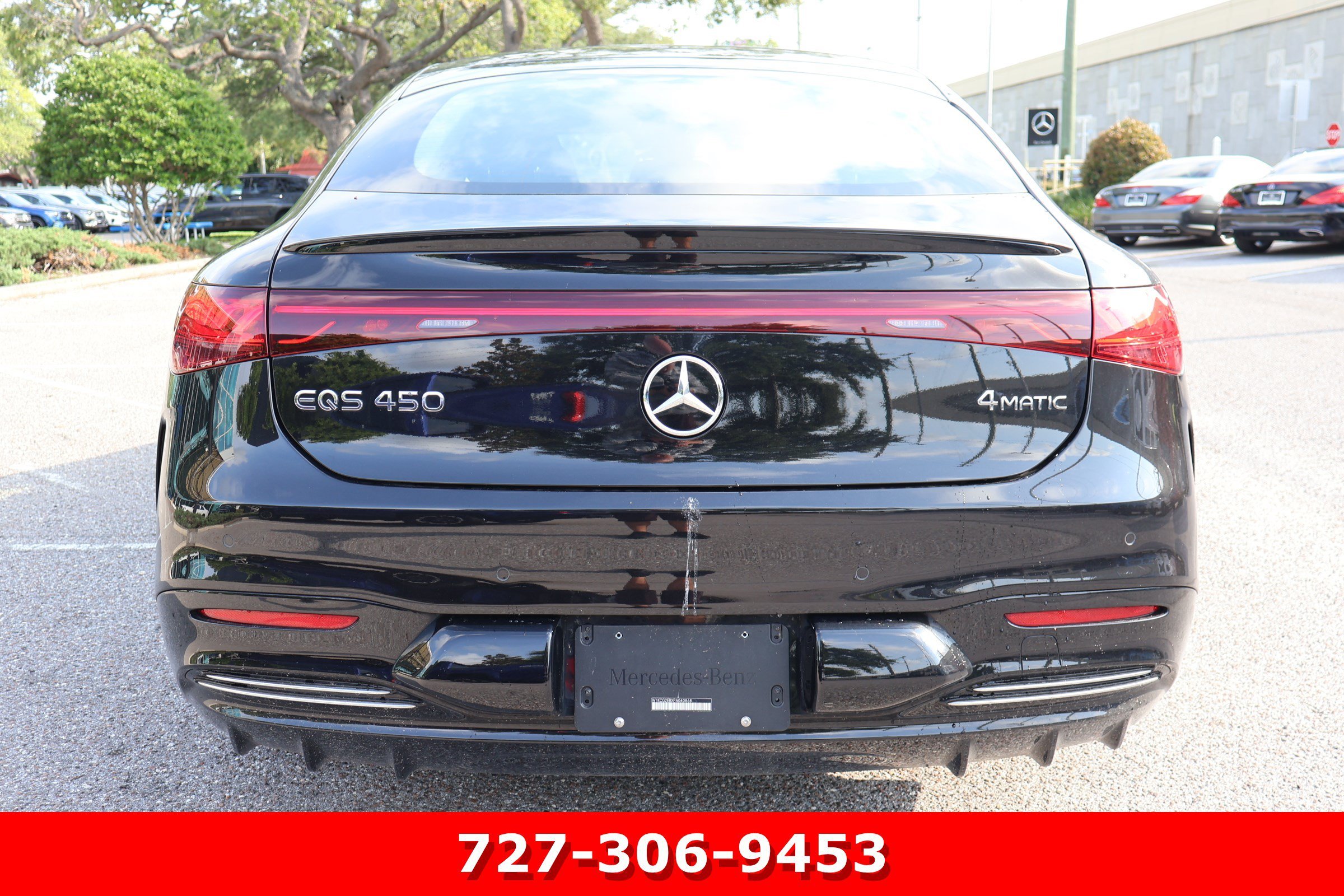 Certified Used 2023 Obsidian Black Metallic Mercedes-Benz EQS 450 image 8