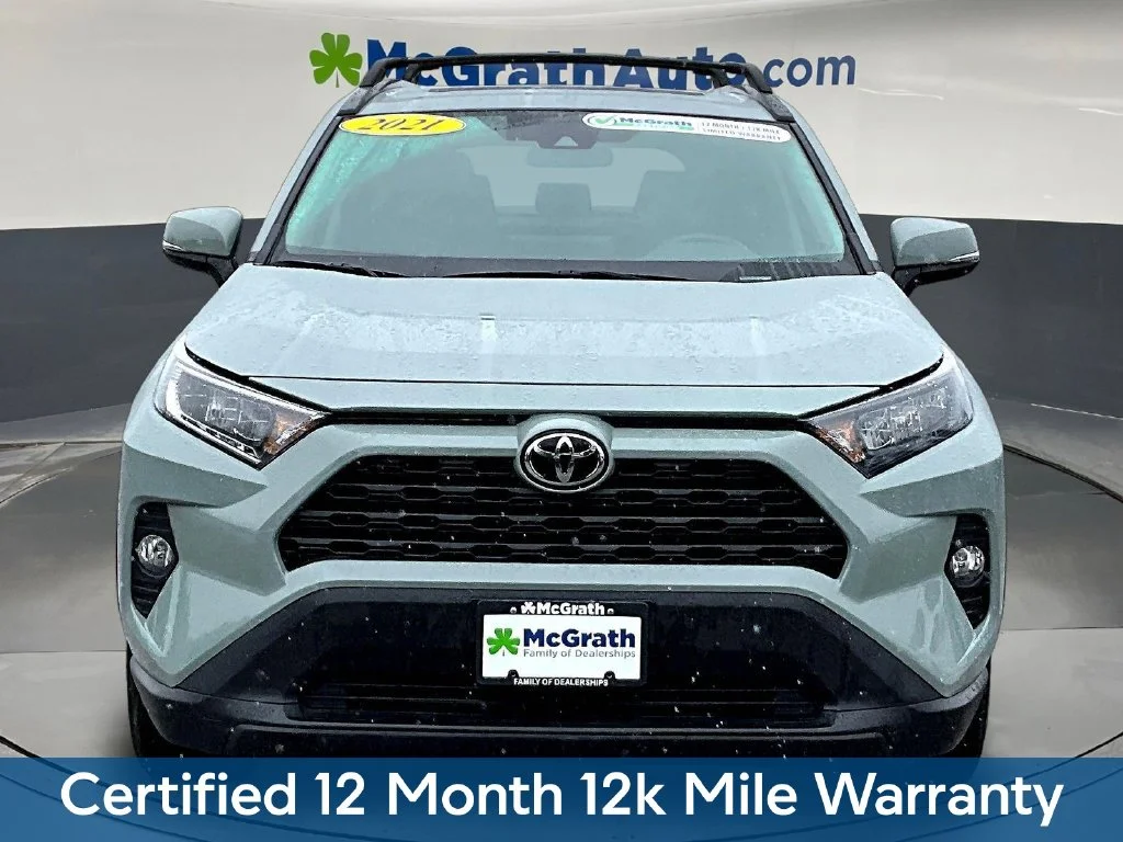 Used 2021 Blue Toyota XLE image 2