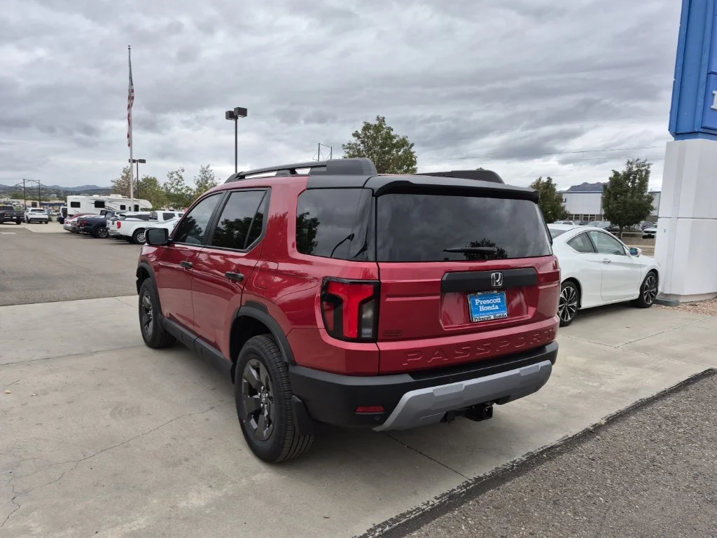 New 2026 Radiant Red Metallic II Honda RTL Towing image 3