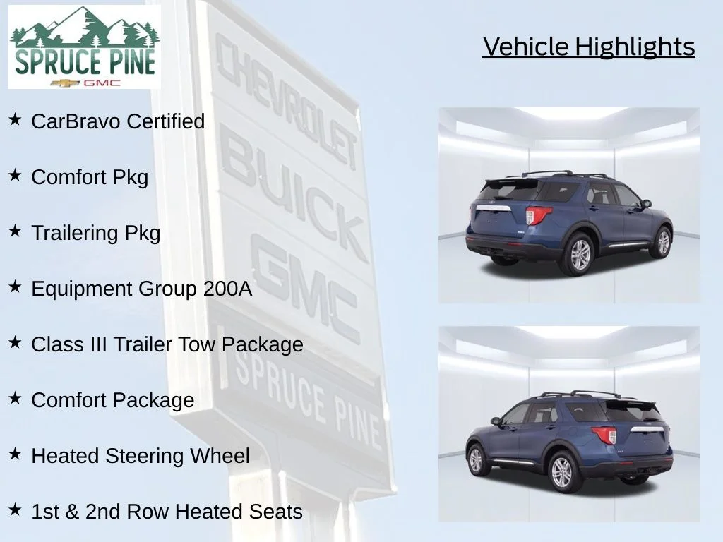 Certified Used 2020 Blue Ford XLT image 8