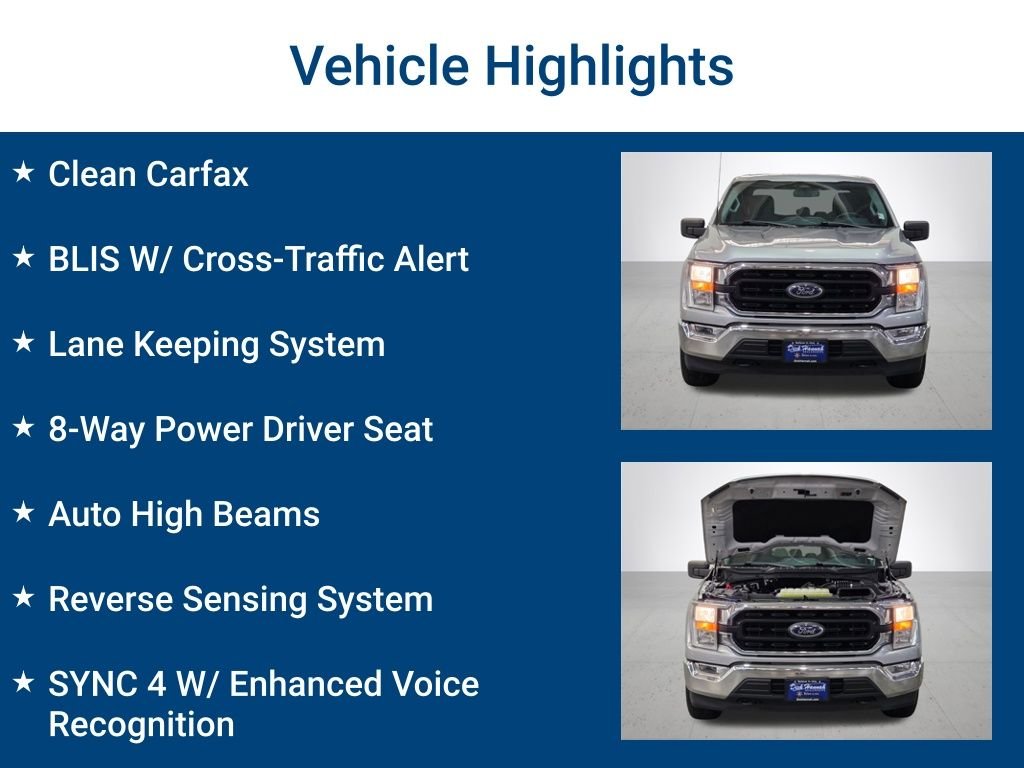 Used 2022 Silver Metallic Ford XLT image 3