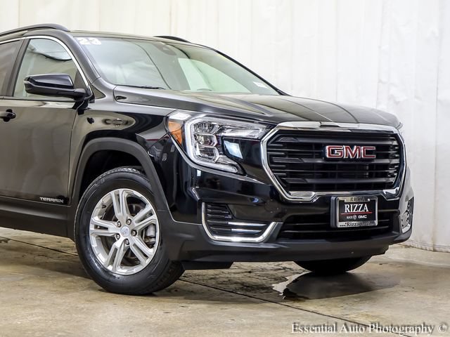 Certified Used 2023 EBONY TWILIGHT METALLIC GMC SLE image 6
