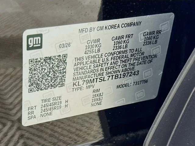 New 2026 Mosaic Black Metallic Chevrolet RS image 33