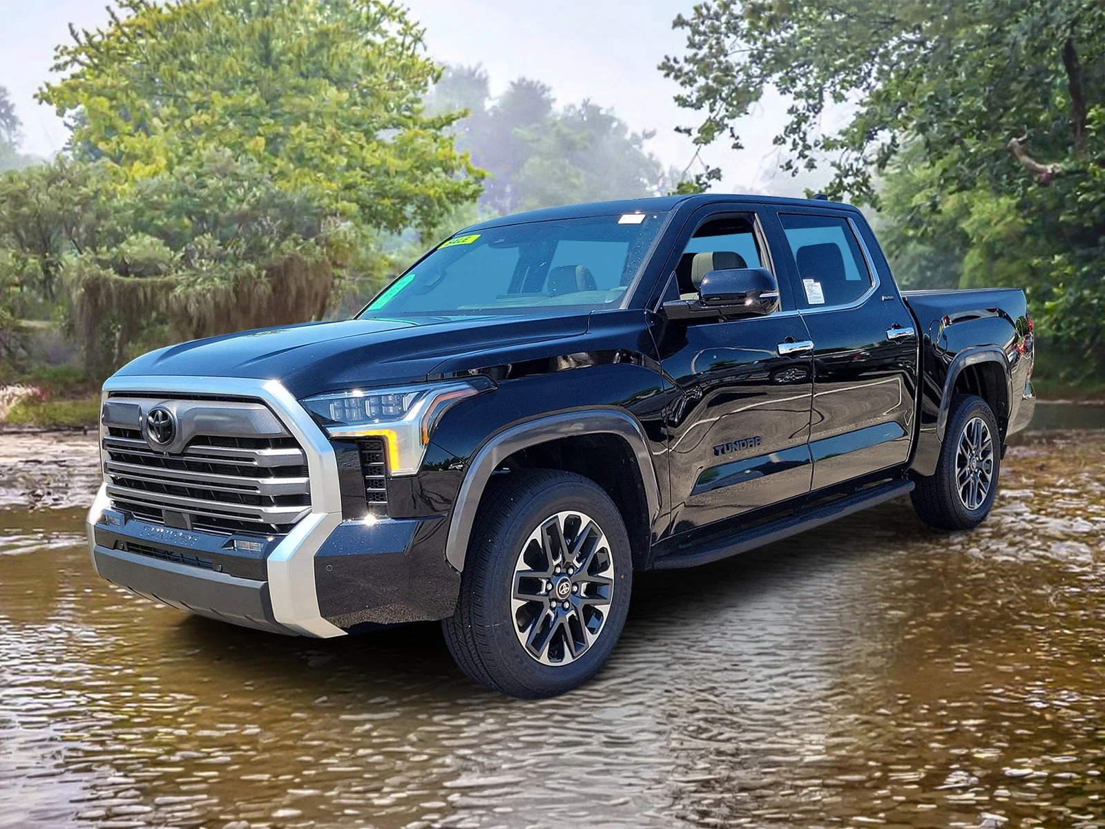 New 2026 Midnight Black Metallic Toyota Limited CrewMax 5.5