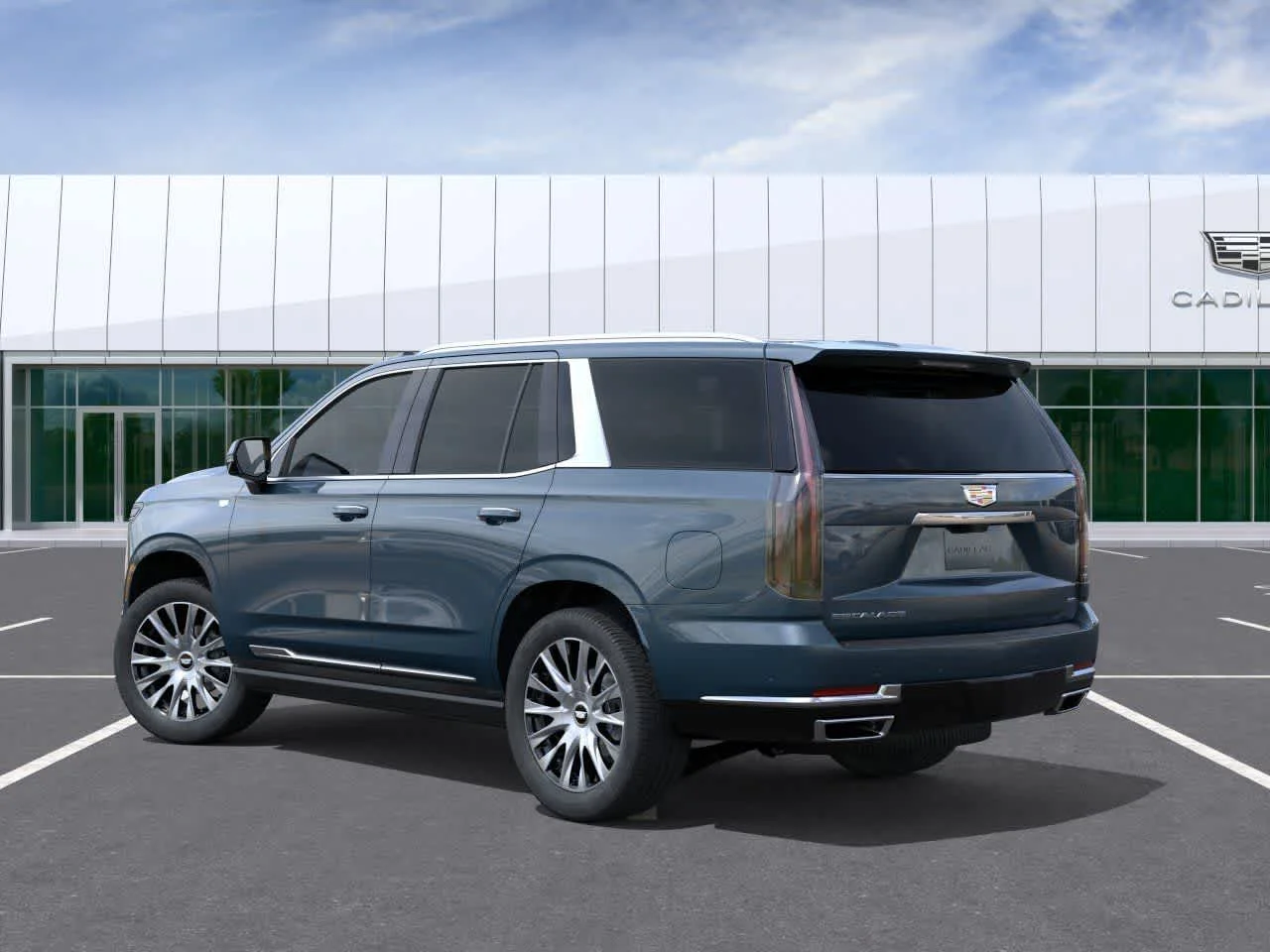 New 2026 Deep Sea Metallic Cadillac Platinum Luxury image 3