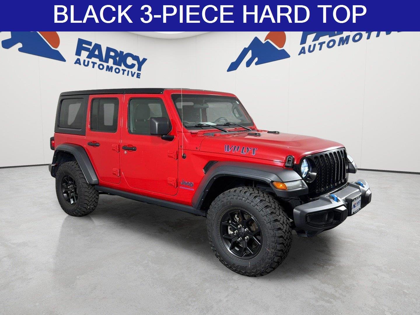 Used 2023 Firecracker Red Clearcoat Jeep Willys image 2
