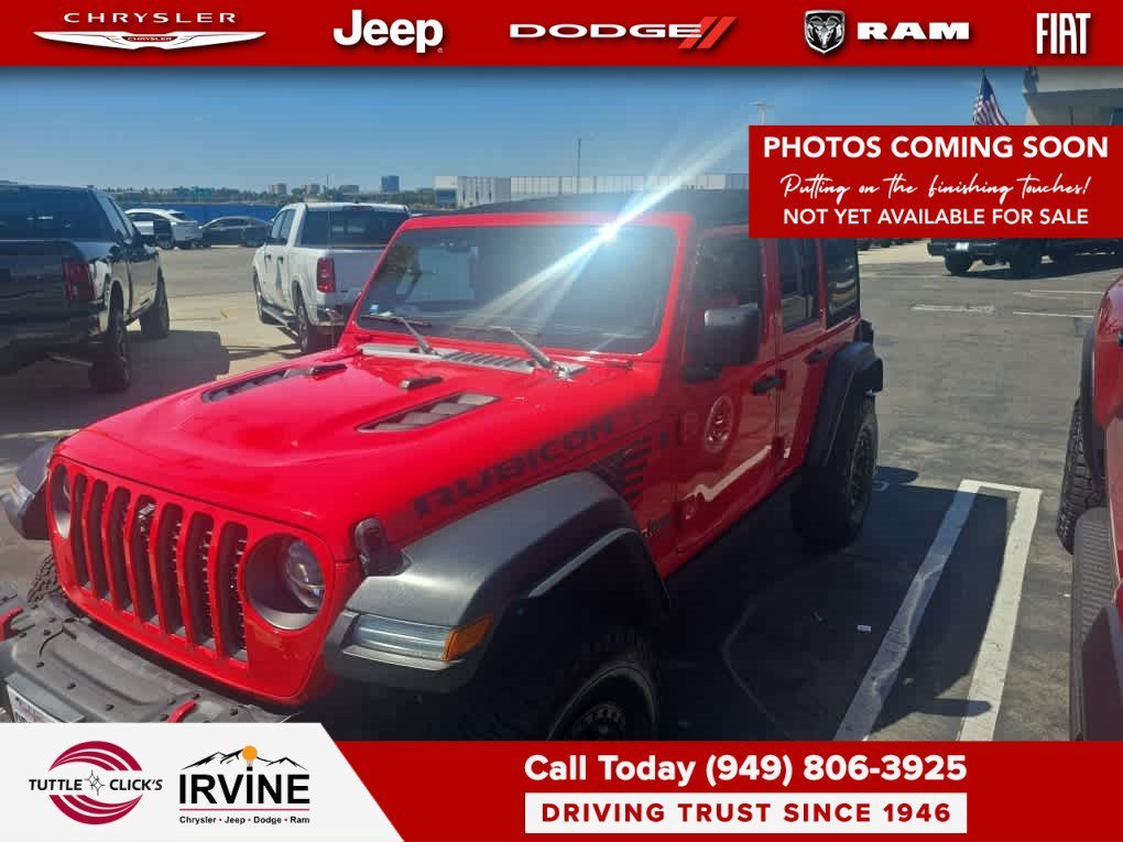 Used 2023 Firecracker Red Clearcoat Jeep Rubicon image 3